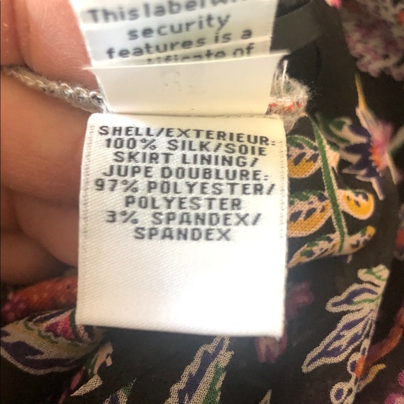 Diane‎ Von Furstenberg Irina Silk Wrap Dress Floral Size 10 Black - Picture 8 of 10